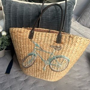 JCrew bicycle tote